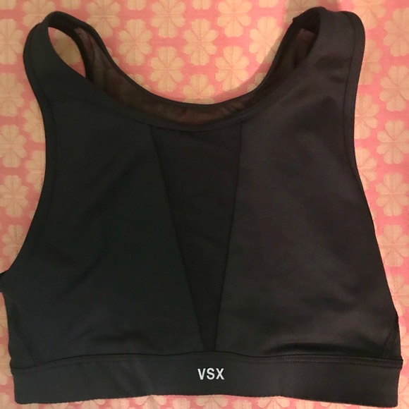 Victoria's Secret Tops - VSX Black Mesh Sports bra